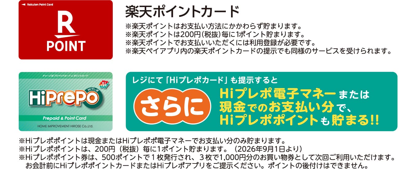 楽天ポイントカード HIプレポカードについて